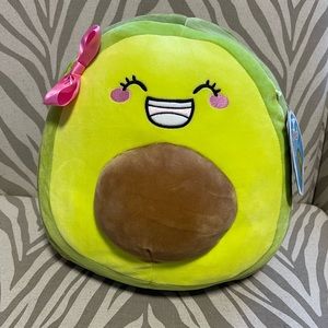 12” Squishmallows Claire’s exclusive Aubrey avocado